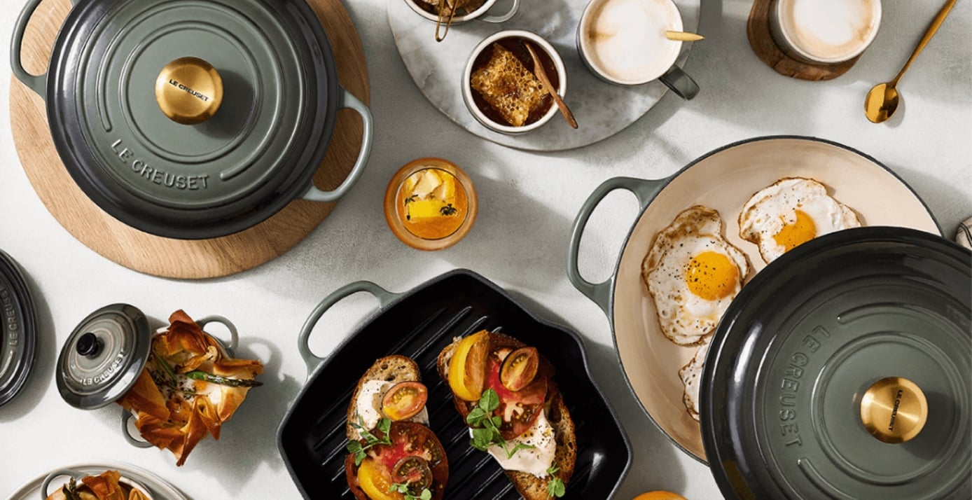 Maak indruk met de nieuwe Thyme collectie van Le Creuset